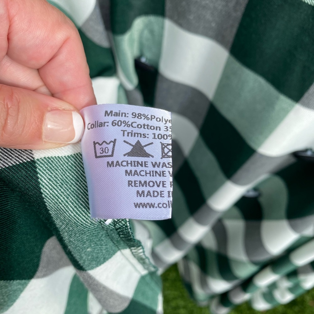 NWT-XXL-18-Collectif Vintage-Clemence Meadow Check Swing Dress-pockets! 😍 - Picture 9 of 13